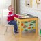 Natural Fir Wood Kids Sensory Activity Table with Storage Bins